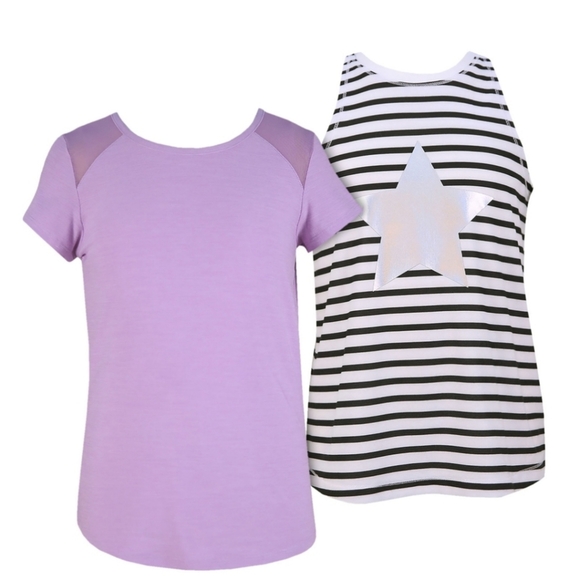 Member's mark girls 2 pack active tops - Picture 1 of 5